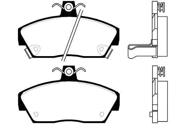 Kavo parts BP-2013 Brake Pad Set, disc brake BP2013