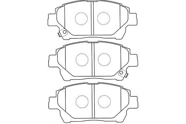 Kavo parts BP-9120 Brake Pad Set, disc brake BP9120