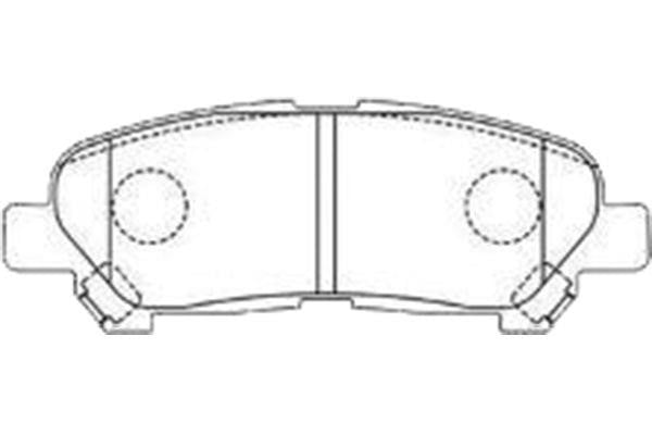 Kavo parts BP-9141 Brake Pad Set, disc brake BP9141