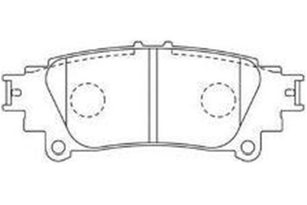 Kavo parts BP-9142 Brake Pad Set, disc brake BP9142