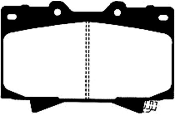 Kavo parts BP-9040 Brake Pad Set, disc brake BP9040
