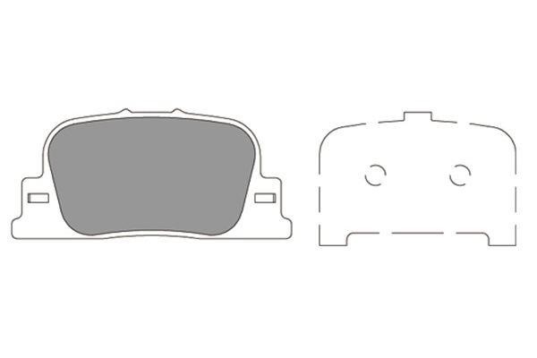Kavo parts BP-9151 Brake Pad Set, disc brake BP9151