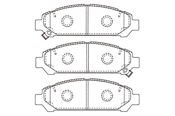 Kavo parts BP-9152 Brake Pad Set, disc brake BP9152