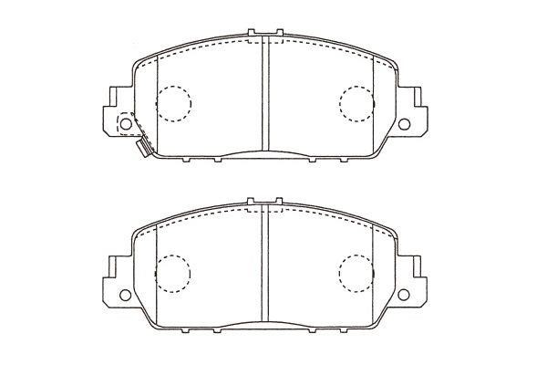 Kavo parts BP-2067 Brake Pad Set, disc brake BP2067