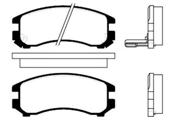 Kavo parts BP-8503 Brake Pad Set, disc brake BP8503