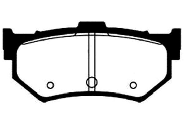 Kavo parts BP-2026 Brake Pad Set, disc brake BP2026
