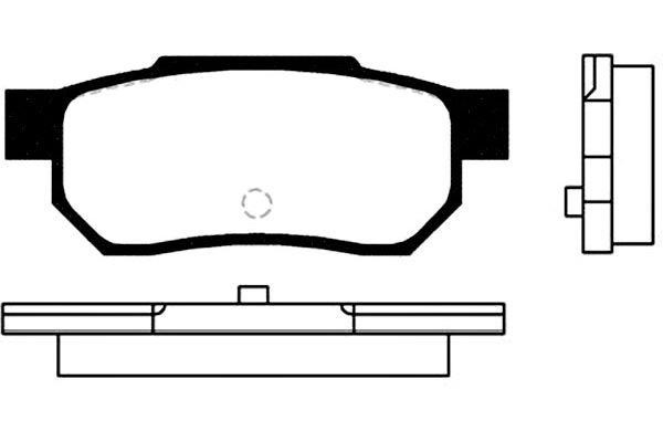 Kavo parts BP-2028 Brake Pad Set, disc brake BP2028