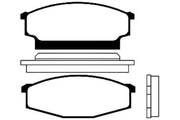 Kavo parts BP-6512 Brake Pad Set, disc brake BP6512