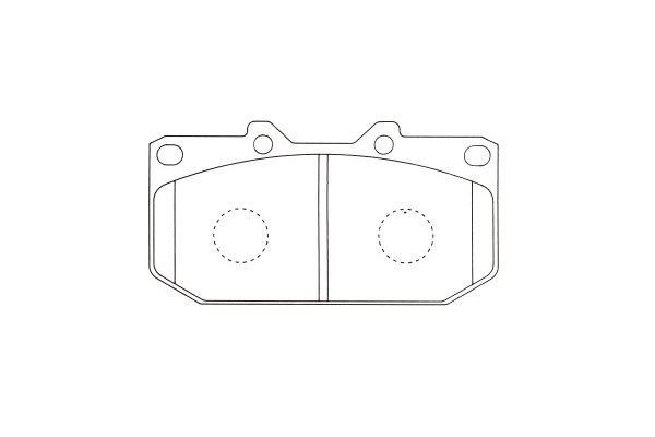 Kavo parts BP-6513 Brake Pad Set, disc brake BP6513