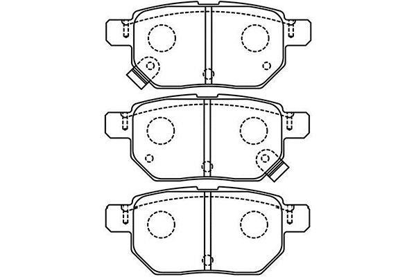 Kavo parts BP-9148 Brake Pad Set, disc brake BP9148