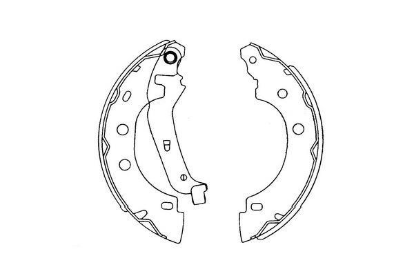 Kavo parts KBS-7410 Brake shoe set KBS7410