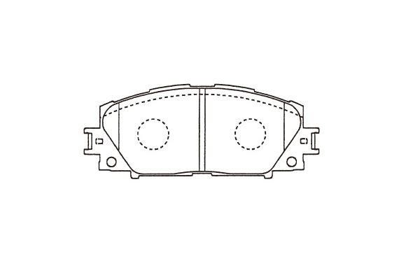 Kavo parts BP-9136 Brake Pad Set, disc brake BP9136