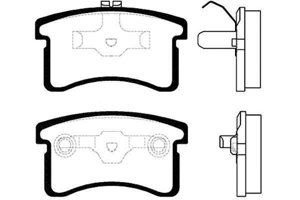 Kavo parts BP-1507 Brake Pad Set, disc brake BP1507