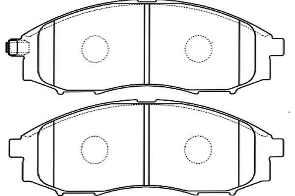 Kavo parts BP-6581 Brake Pad Set, disc brake BP6581
