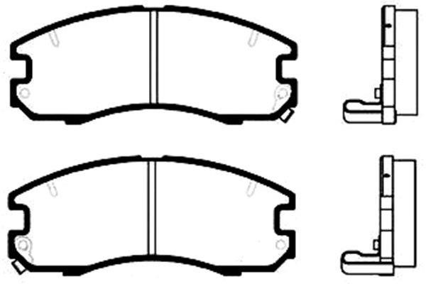 Kavo parts BP-9013 Brake Pad Set, disc brake BP9013