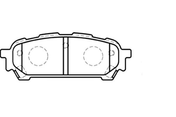 Kavo parts BP-8019 Brake Pad Set, disc brake BP8019