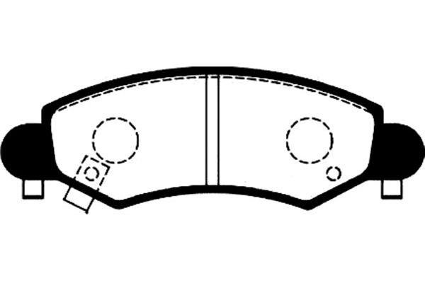 Kavo parts BP-8517 Brake Pad Set, disc brake BP8517
