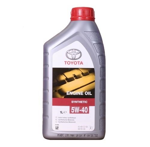 Toyota 08880-80376 Engine oil Toyota Synthetic 5W-40, 1L 0888080376