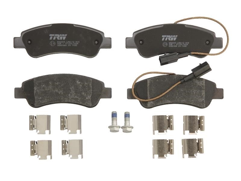 Disc brake pad set Fiat Ducato: GDB2068 TRW TRW COTEC brake pad set