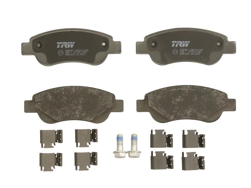 TRW GDB1633 TRW COTEC disc brake pads, set GDB1633