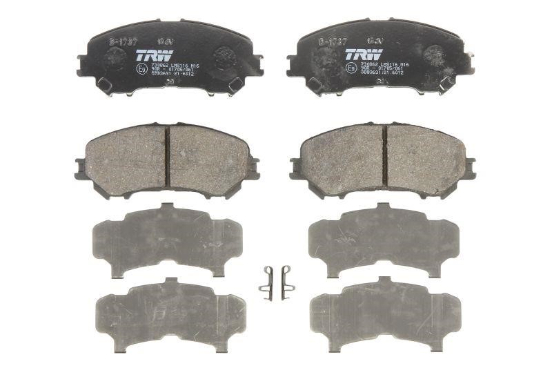 TRW GDB3631 TRW COTEC disc brake pads, set GDB3631