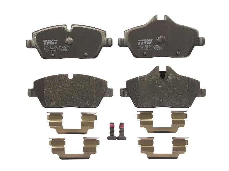 TRW GDB1611 TRW COTEC disc brake pads, set GDB1611