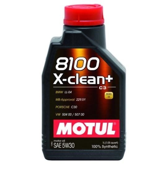 Motul 106376 Engine oil Motul 8100 X-Clean 5W-30, 1L 106376