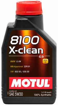 Motul 102785 Engine oil Motul 8100 X-Clean 5W-30, 1L 102785