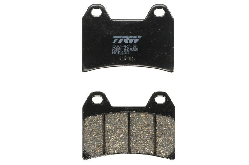 MCB683 TRW Brake pad set