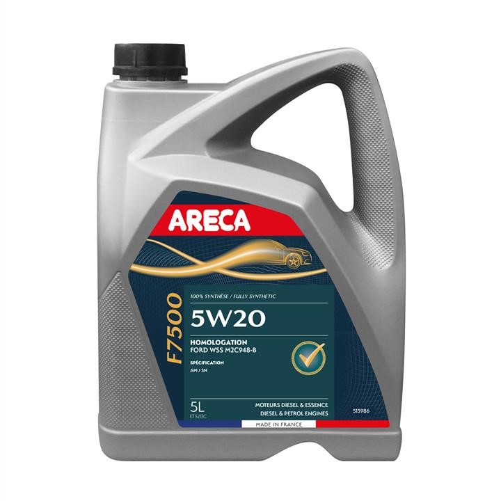 Areca 016F0005000 Engine oil Areca F7500 5W-20, 5L 016F0005000