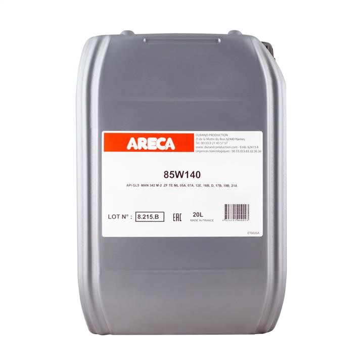 Areca 190902 Transmission oil ARECA 85W-140, API GL5, 20L 190902