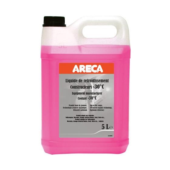 Areca 550009 Antifreeze ARECA LIQUIDE DE REFROIDISSEMENT CONSTRUCTEUR G12 pink, ready to use -30C, 5L 550009