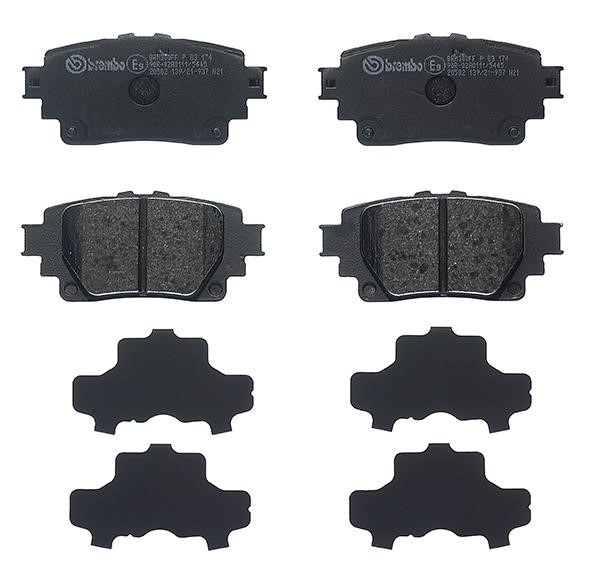 Brembo P 83 174 Brake Pad Set, disc brake P83174