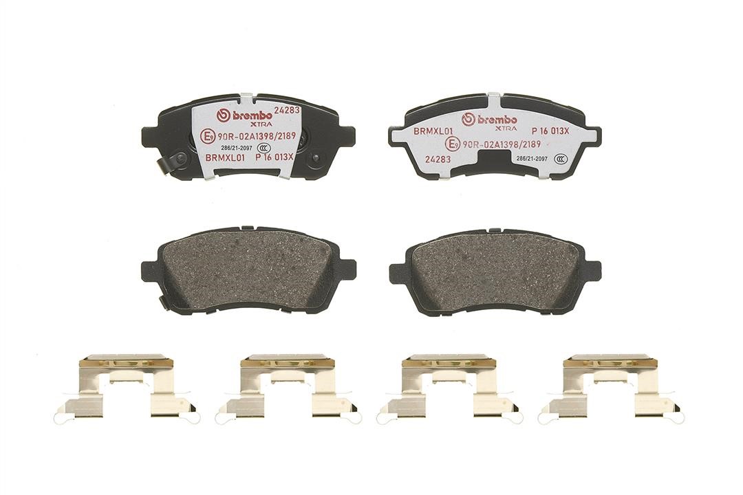 Brembo P 16 013X BREMBO XTRA disc brake pads, set P16013X