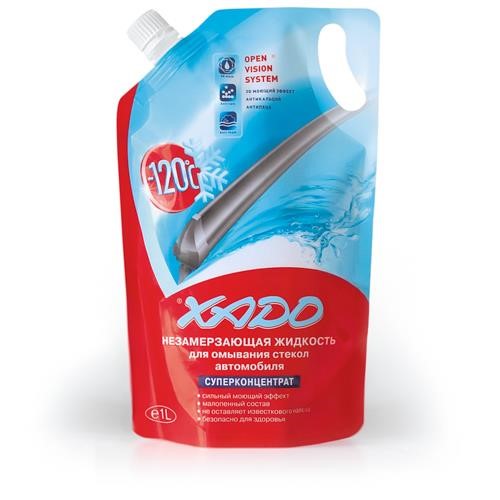 Xado XA 50011_2 Winter windshield washer fluid, superconcentrate, -120°C "Lemon & Lime", 1 L XA500112