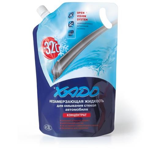 Xado XA 50010_2 Winter windshield washer fluid, concentrate, -32°C "Lemon & Lime", 2 L XA500102
