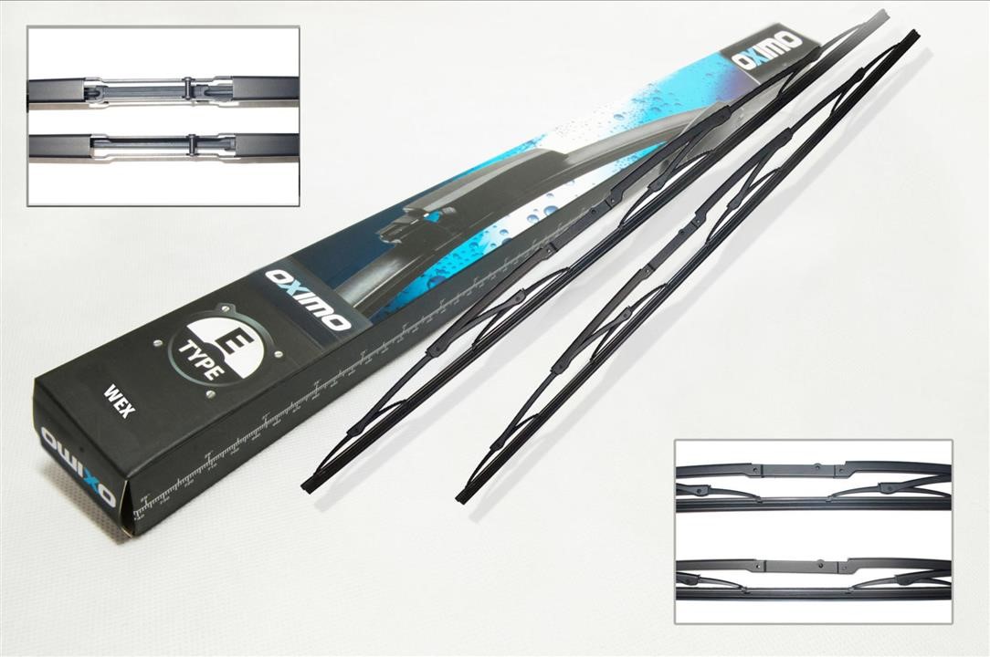 Set of framed wiper blades 650/550 Oximo WEX350450