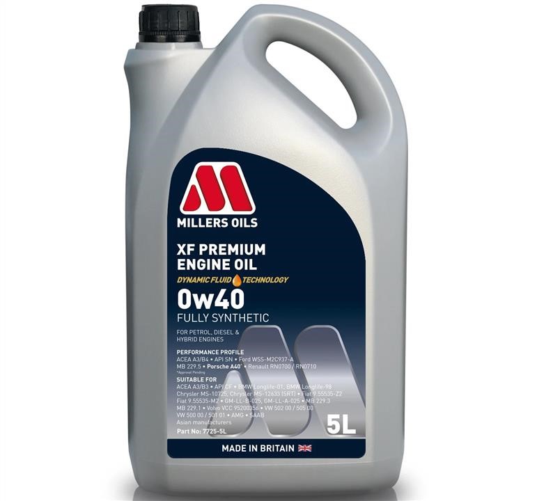 77255 Millers Oils Engine oil Millers Oils XF Premium 0W-40, 5L