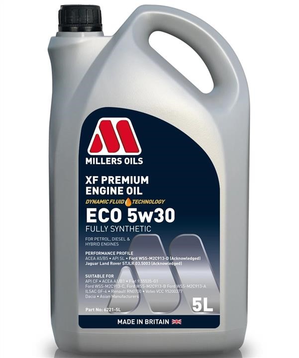 Millers Oils 6221-5 Engine oil Millers Oils XF Premium ECO 5W-30, 5L 62215