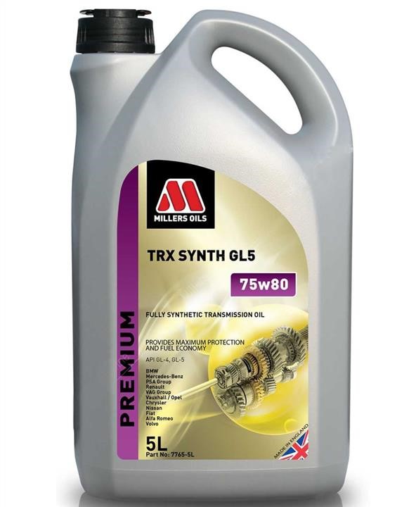 Millers Oils 7765-5 Transmission oil MILLERS TRX SYNTH 75W80, API GL-4/GL-5, 5 l 77655
