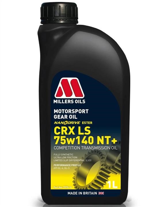 Millers Oils 7970-1 Transmission oil MILLERS CRX LS 75W140 NT+, API GL-4/GL-5, 1 l 79701