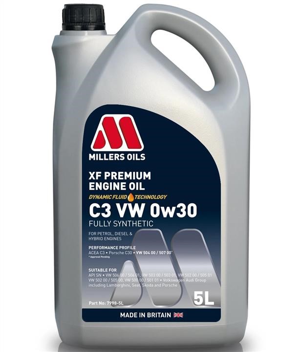Millers Oils 7998-5 Engine oil Millers Oils XF Premium C3 VW 0W-30, 5L 79985