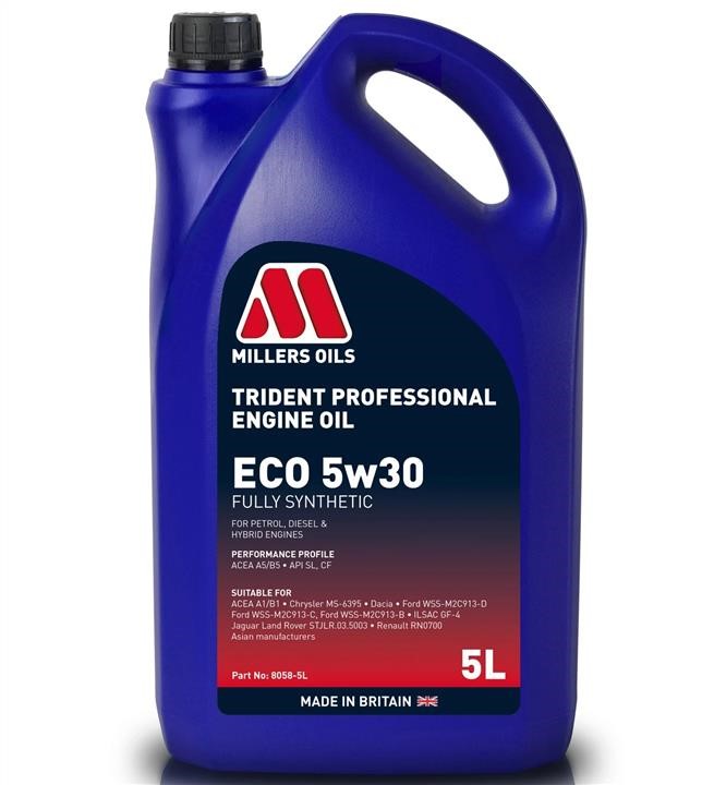Millers Oils 8058-5 Engine oil Millers Oils Trident Professional ECO 5W-30, 5L 80585