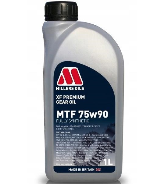 Millers Oils 8376-1 Transmission oil MILLERS XF Premium MTF 75w-90, API GL-4/GL-5, 1 l 83761