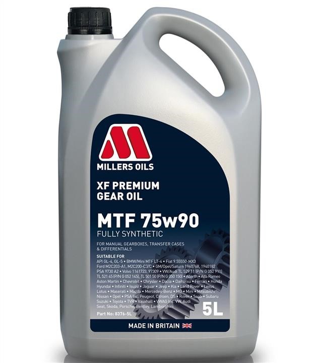 Millers Oils 8376-5 Transmission oil MILLERS XF Premium MTF 75w-90, API GL-4/GL-5, 5 l 83765