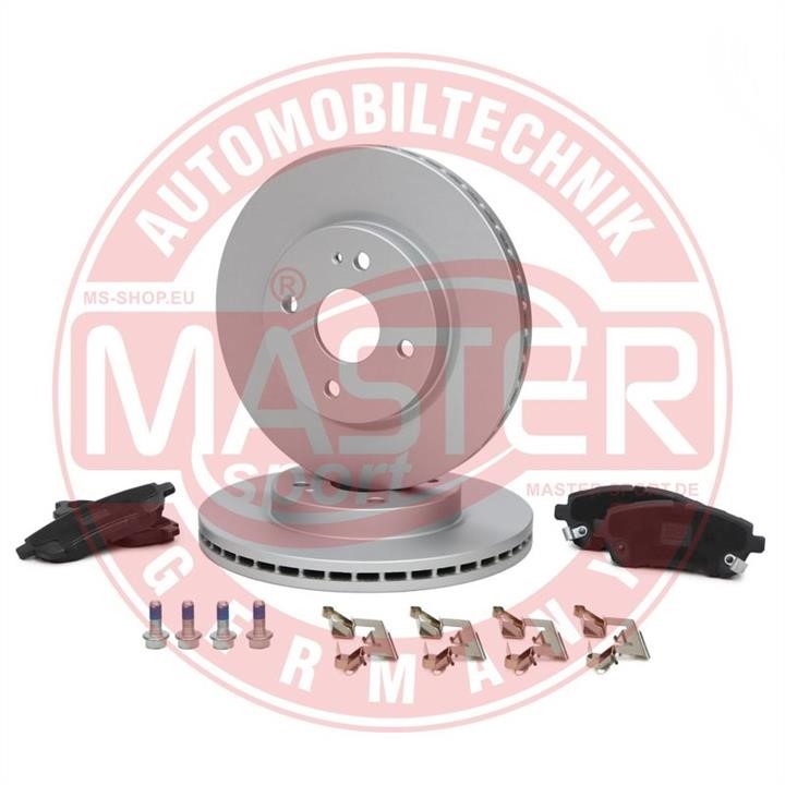 Master-sport 202301120 Front ventilated brake discs with pads, set 202301120