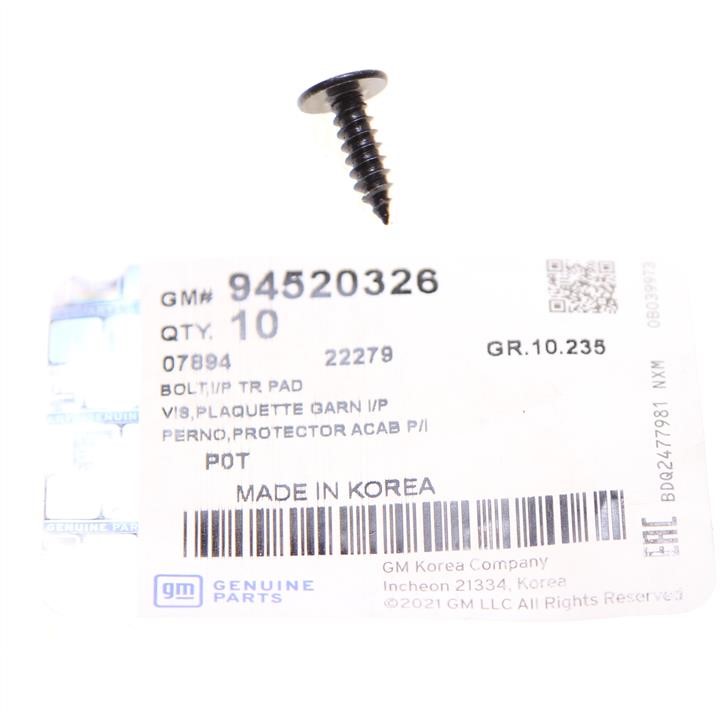 Buy General Motors 94520326 at a low price in United Arab Emirates!