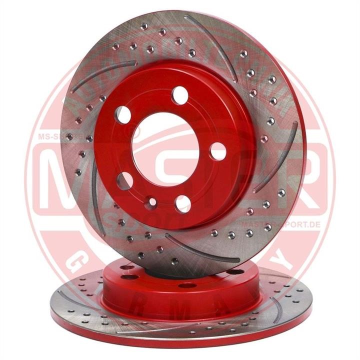 Master-sport 24010901331SE-SET-MS Rear brake disc, non-ventilated 24010901331SESETMS