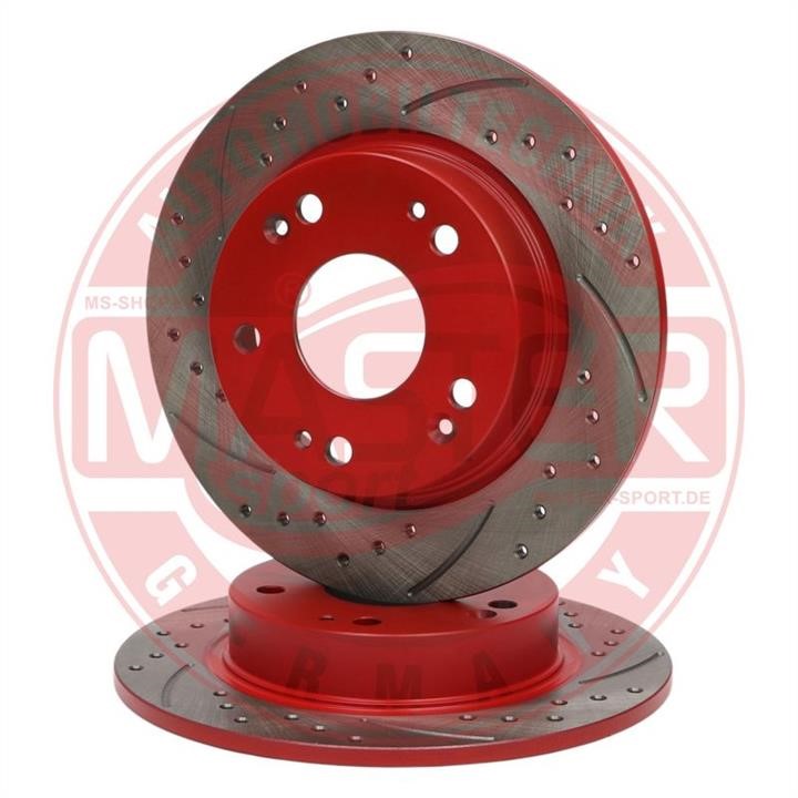 Master-sport 24010901581SE-SET-MS Rear brake disc, non-ventilated 24010901581SESETMS