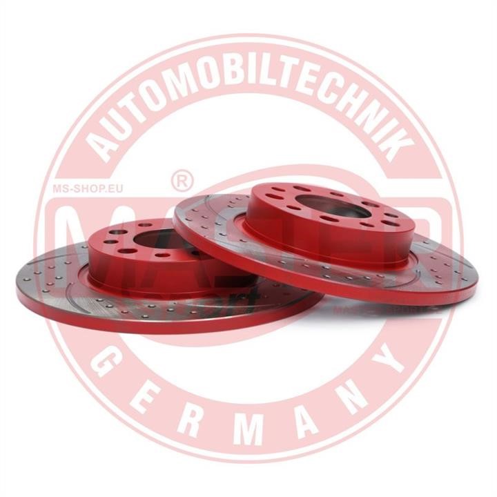 Master-sport 24011201701SE-SET-MS Rear brake disc, non-ventilated 24011201701SESETMS
